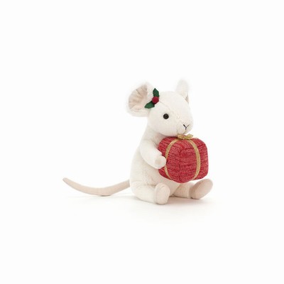 Jellycat Merry Mouse Present USA | 72983SWVQ